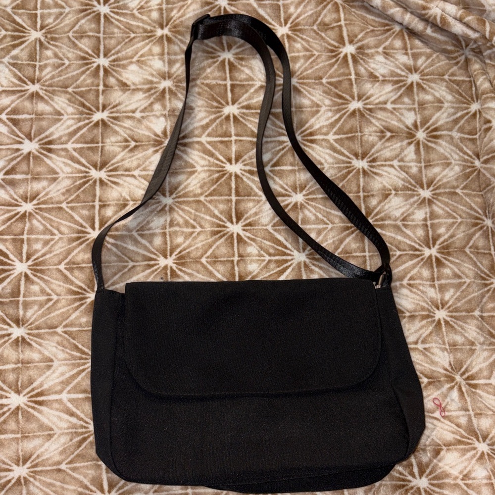 Unisex Black Crossbody Bag NWOT